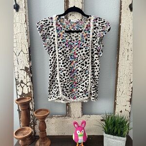 THML Multicolor Embroidered Top